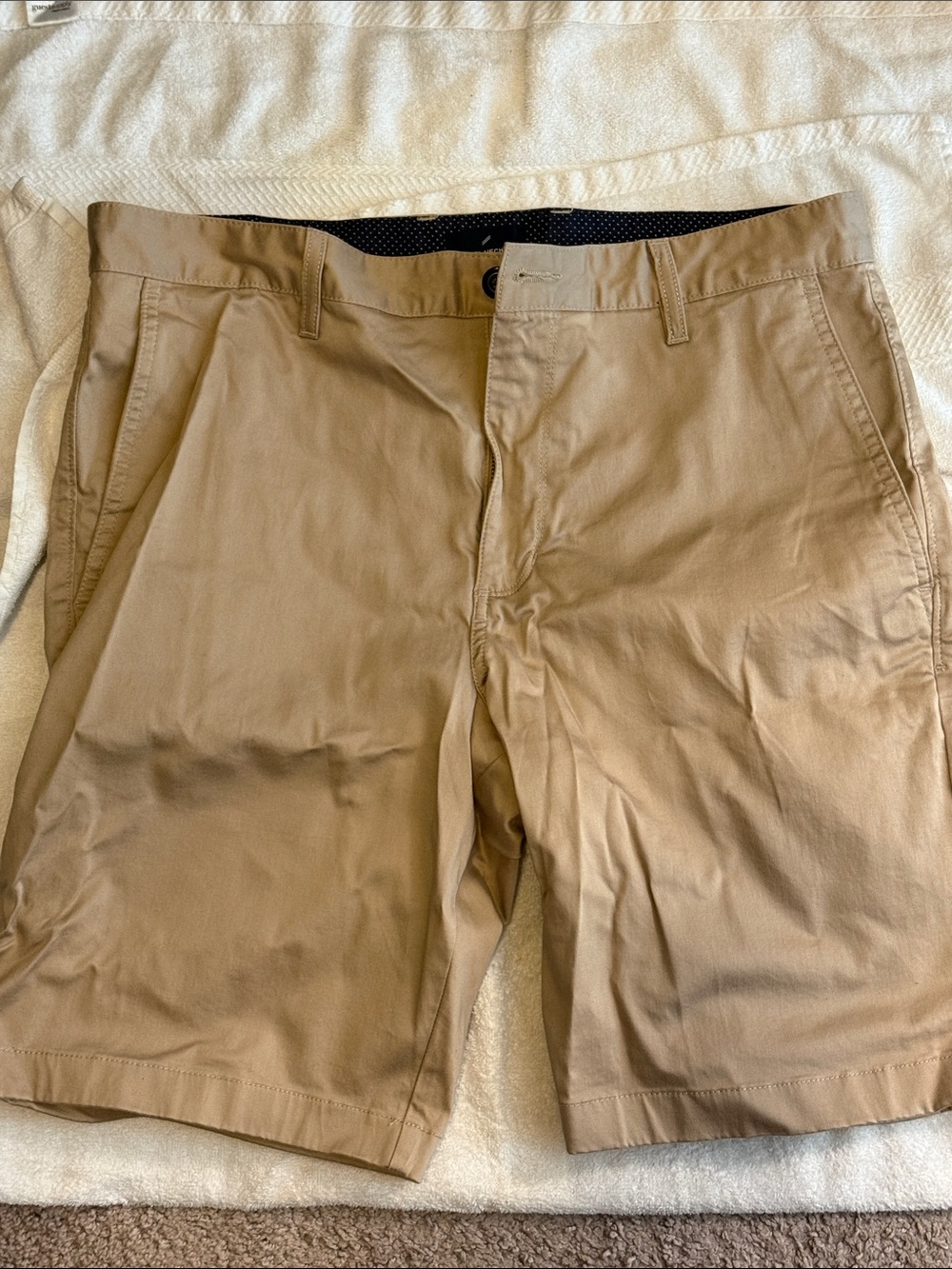 Daniel Hechter Khaki Cotton Blend Men's Shorts